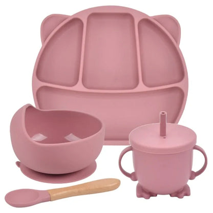 Silicone Baby Feeding Spoon Set - # BAGE21110006