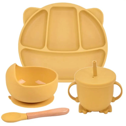 Silicone Baby Feeding Spoon Set - # BAGE21110006