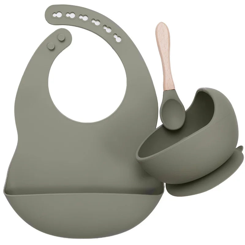 Silicone Baby Feeding Tableware Set - # BAGE21110001