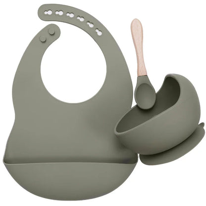 Silicone Baby Feeding Tableware Set - # BAGE21110001