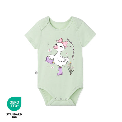 Silly Goose On The Loose Bamboo Baby Bodysuit