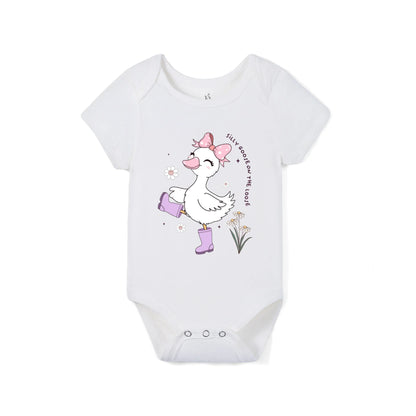 Silly Goose On The Loose Bamboo Baby Bodysuit