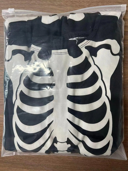 Sincere Party Kids Skeleton Costume | Glow in the Dark Skeletons | Halloween Skeleton Costumes | For Boys and Girls 7-9years | White Gid Skeleton -# BOAA111310001