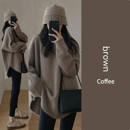 Soft Knit Versatile Bottoming Shirt - # WOAA21510002-PRG