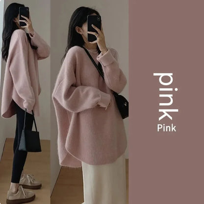 Soft Knit Versatile Bottoming Shirt - # WOAA21510002-PRG