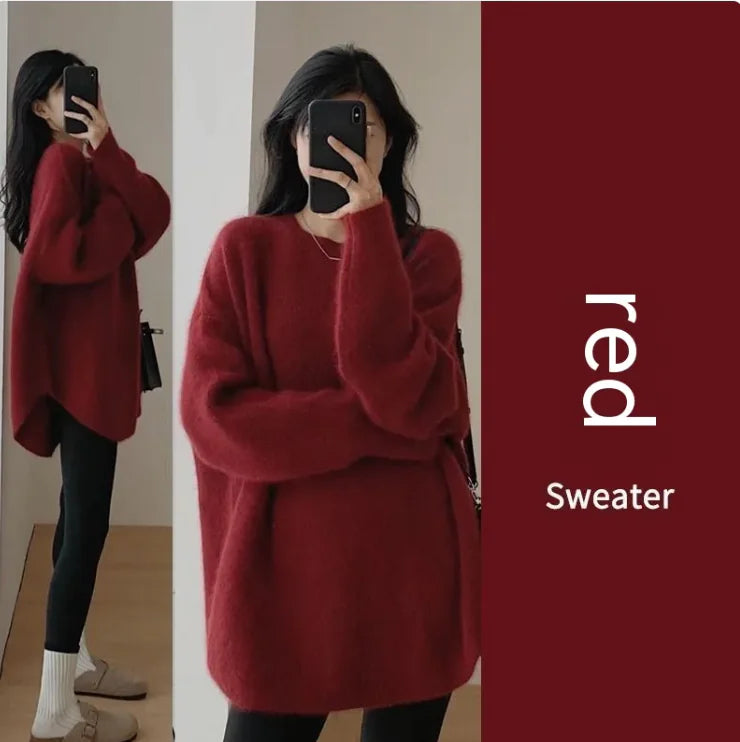 Soft Knit Versatile Bottoming Shirt - # WOAA21510002-PRG