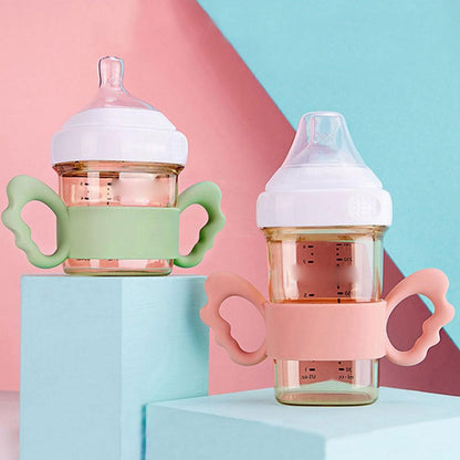Soft Silicone Baby Bottle Handles | For Easy Feeding - # BAGE21810006