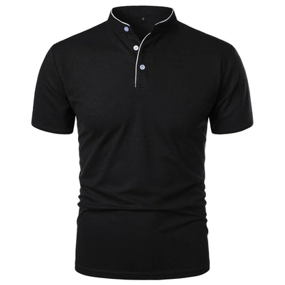 Solid Color Short Sleeve T-Shirt - # BOAA13510044