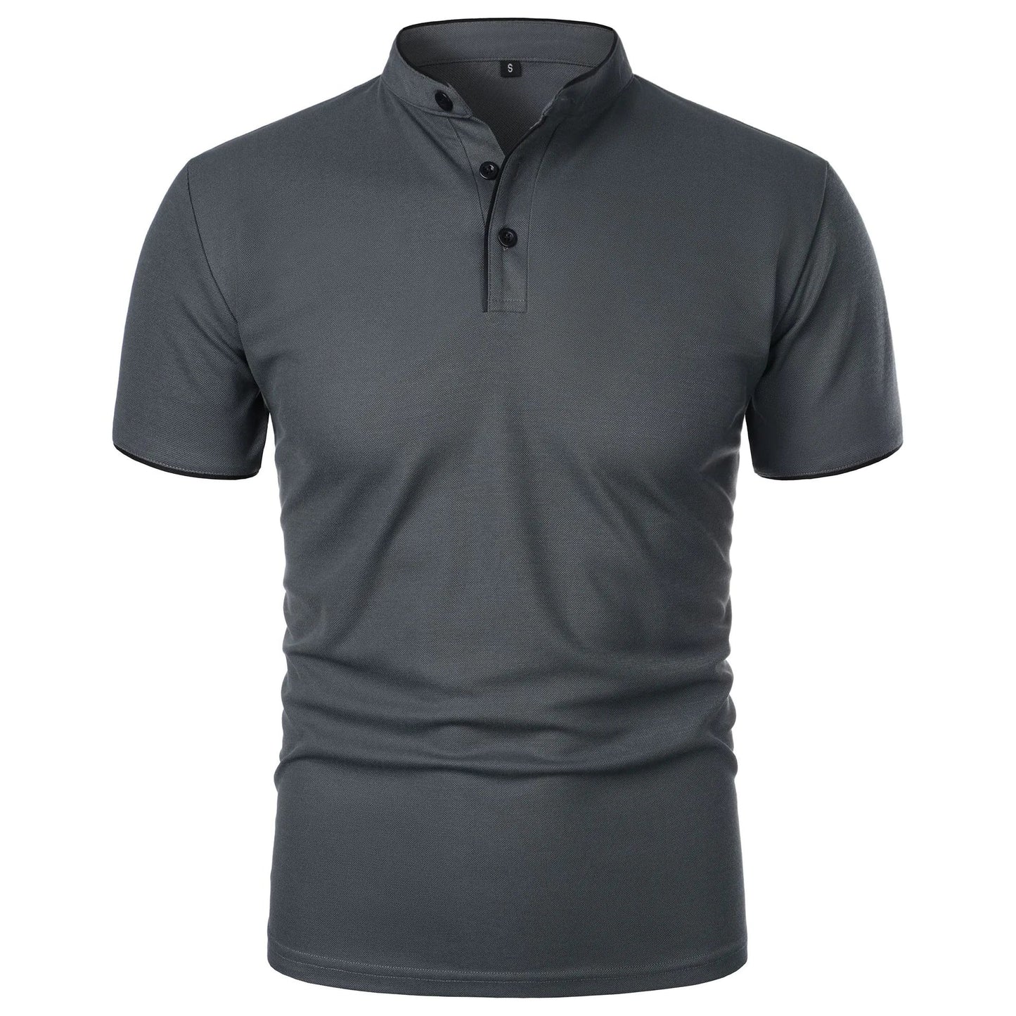 Solid Color Short Sleeve T-Shirt - # BOAA13510044