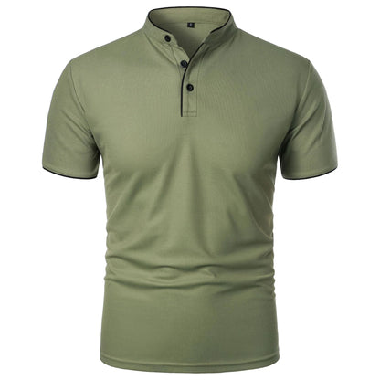 Solid Color Short Sleeve T-Shirt - # BOAA13510044