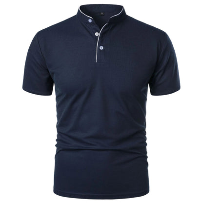 Solid Color Short Sleeve T-Shirt - # BOAA13510044