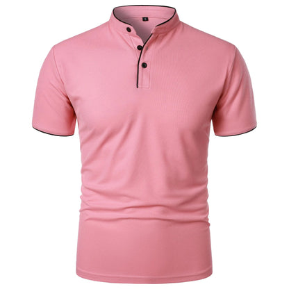 Solid Color Short Sleeve T-Shirt - # BOAA13510044