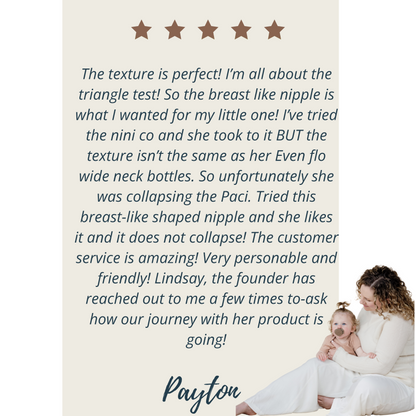Plastic-Free Pacifier Sample Kit | Heirloom