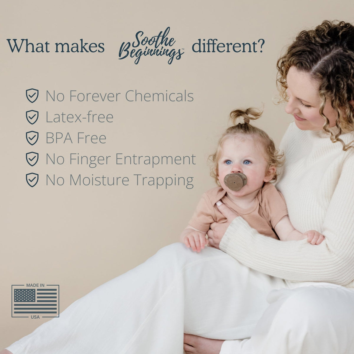 Plastic-Free Pacifier Sample Kit | Heirloom