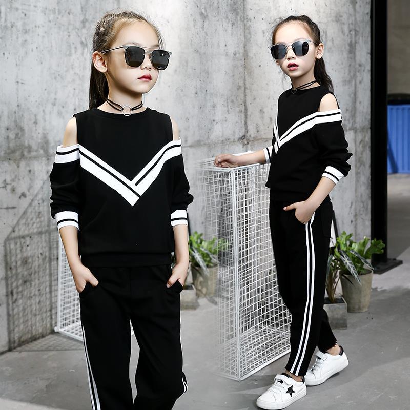 Spring and Autumn Girls' Cotton Pants Set for School - # GIAA22310004 & GIAA21310009 & BAAA51210072