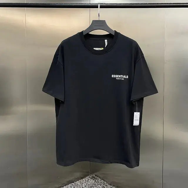 Ss21 Summer Essentials T-Shirt High Street Loose Boys Men and Women Hip-Hop Style 100% Cotton Quality Oversized Sport T-Shirt - # BOAA13510024