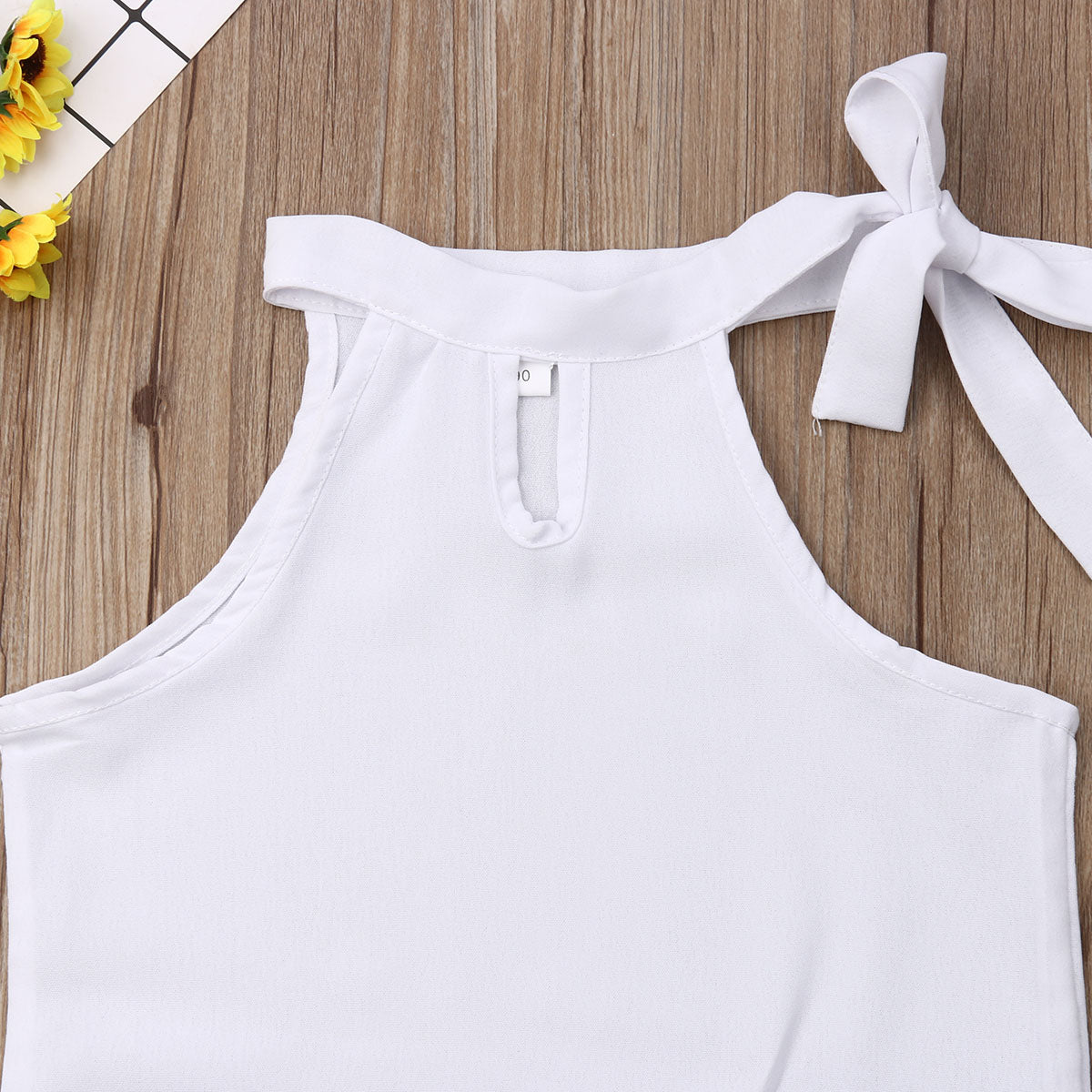 Summer Baby Girl Clothes Set | Sleeveless T-Shirt & Shorts - # BAAA51210056