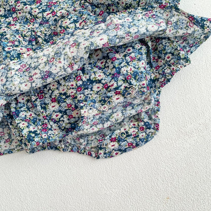 Summer Infant Baby Floral Romper | With Headband - # BAAA21110047