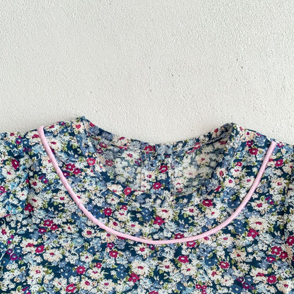 Summer Infant Baby Floral Romper | With Headband - # BAAA21110047