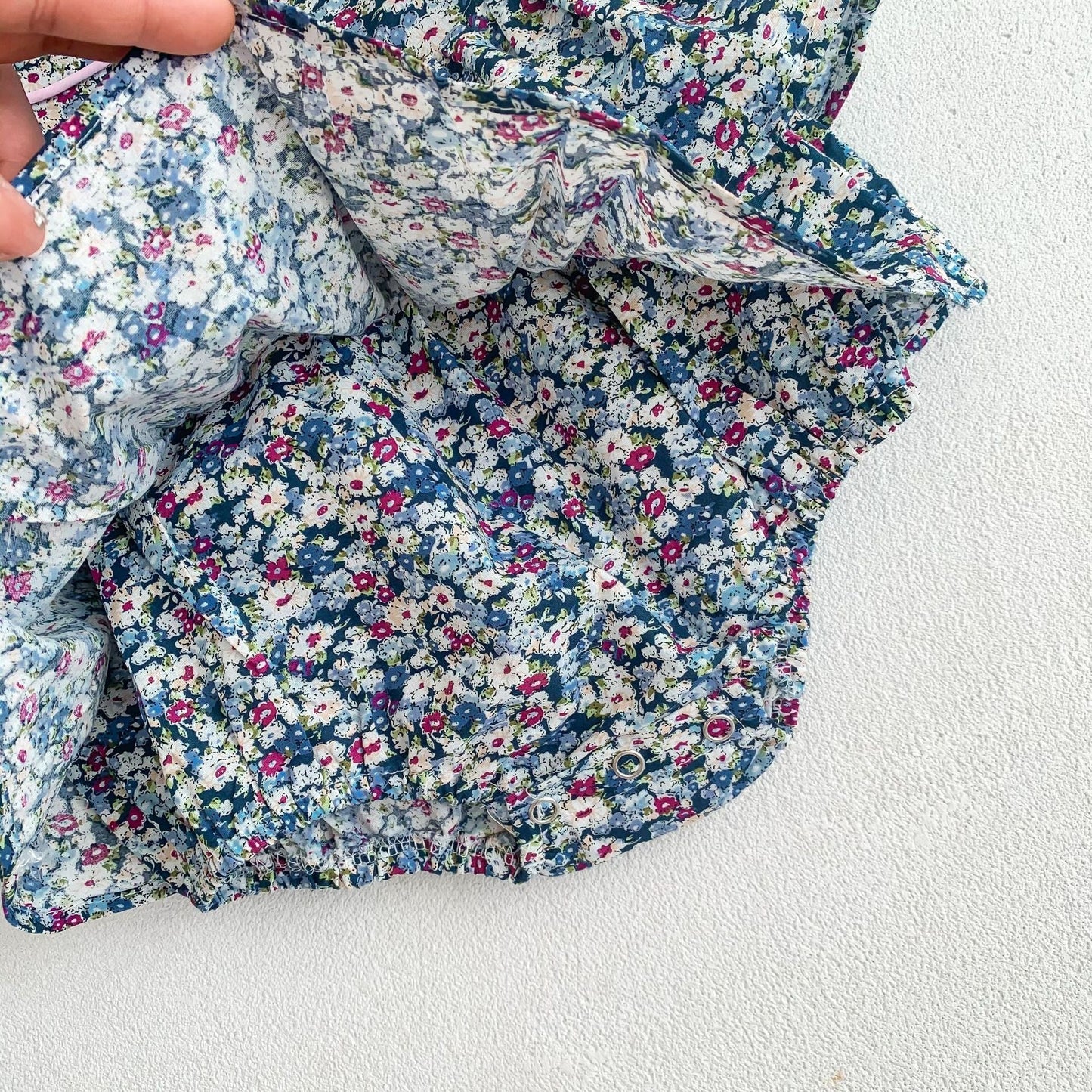 Summer Infant Baby Floral Romper | With Headband - # BAAA21110047