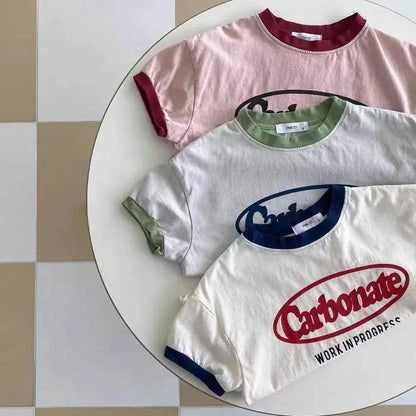 Summer Infant Cotton Short-sleeved T-shirt | For Babies - # BAAA1111010007