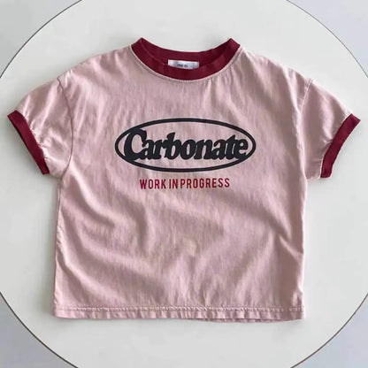 Summer Infant Cotton Short-sleeved T-shirt | For Babies - # BAAA1111010007