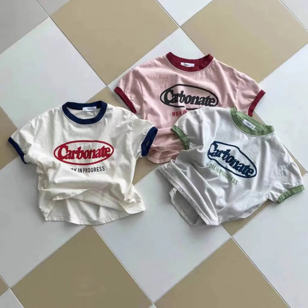 Summer Infant Cotton Short-sleeved T-shirt | For Babies - # BAAA1111010007