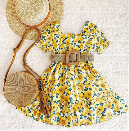 Summer Princess Toddler Girls Dress - # GIAA211710006