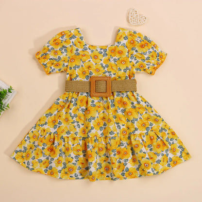 Summer Princess Toddler Girls Dress - # GIAA211710006