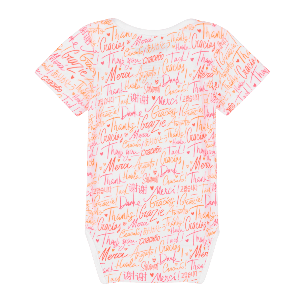 Thank You Bodysuit – Multicultural Baby & Toddler Cotton Top