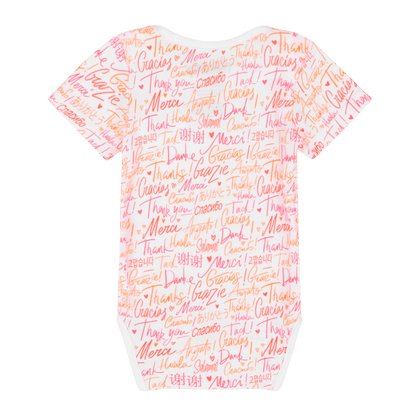 Thank You Bodysuit – Multicultural Baby & Toddler Cotton Top