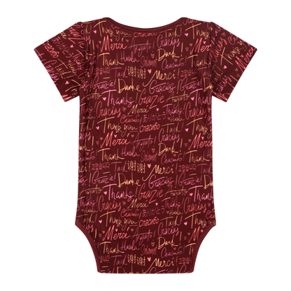 Thank You Bodysuit – Multicultural Baby & Toddler Cotton Top