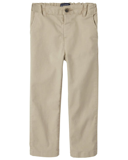 The Children's Place Baby-Boys and Toddler Stretch Chino Pants 4T Sand Wash Single 1 - # BOAA11410002