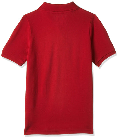 The Children's Place baby boys Fashion Color Short Sleeve Pique Polo 5T Classic Red Single - # BOAA11510005