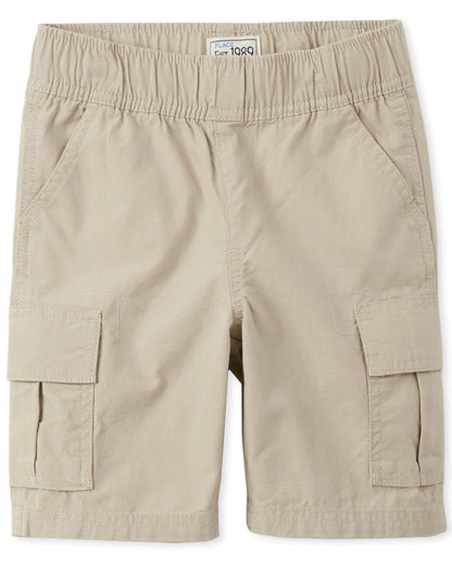 The Children's Place boys Bottoms Cargo Shorts 16 Sandwash Single 1 - # BOAA13610001