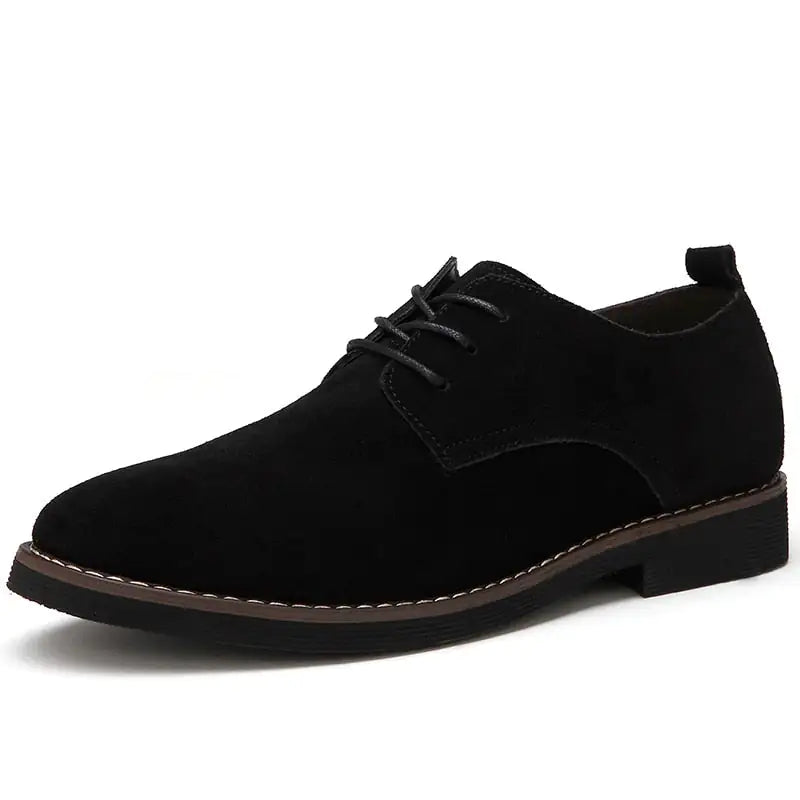 The Roxida - Suede Leather Oxford Shoes For Boys and Men - # BOAA73610003