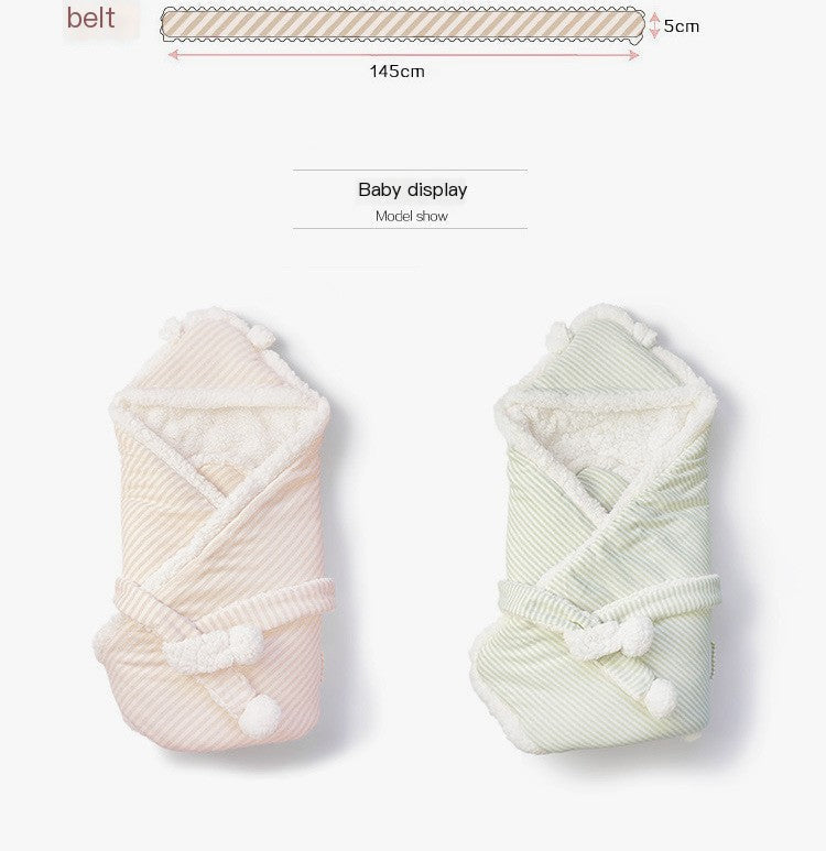 Thick Cotton Baby Swaddle Blanket for Newborns - # BAGE41210026