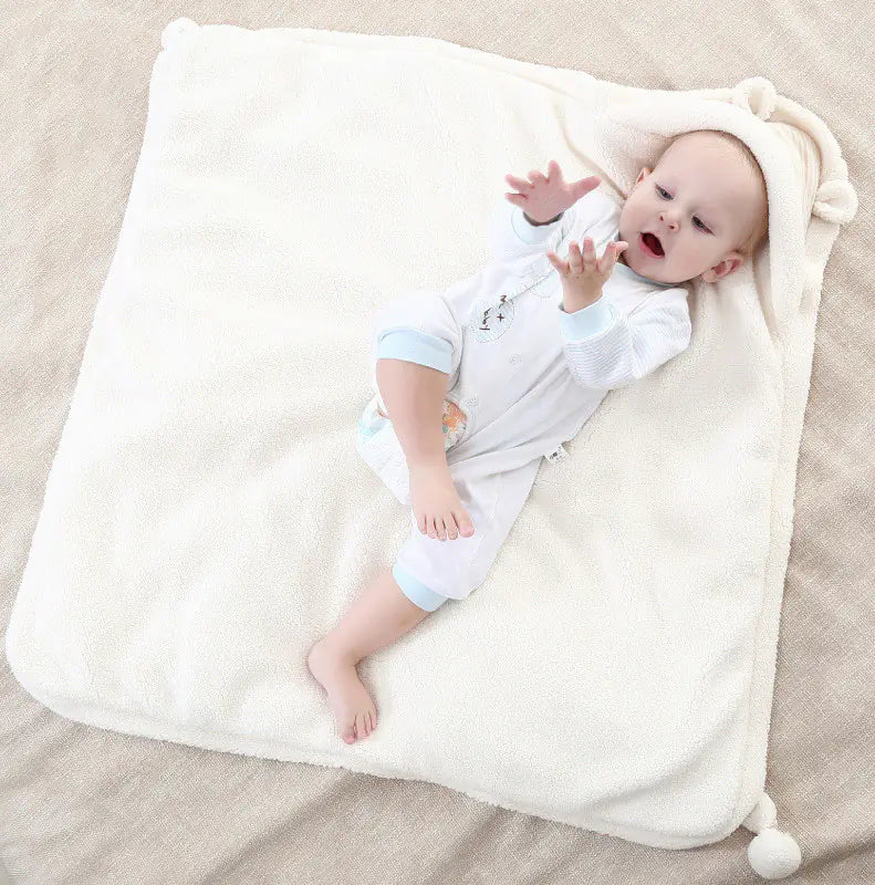 Thick Cotton Baby Swaddle Blanket for Newborns - # BAGE41210026