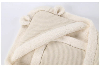 Thick Cotton Baby Swaddle Blanket for Newborns - # BAGE41210026