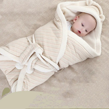 Thick Cotton Baby Swaddle Blanket for Newborns - # BAGE41210026