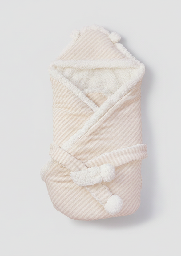 Thick Cotton Baby Swaddle Blanket for Newborns - # BAGE41210026