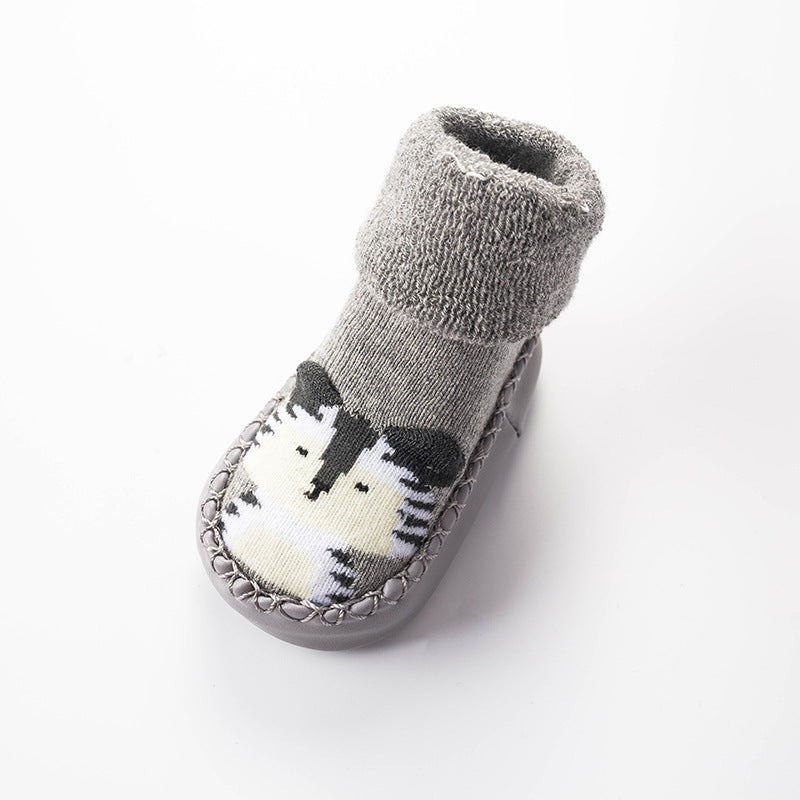 Thick Non-Slip Terry Baby Floor Socks - # BASH11110008
