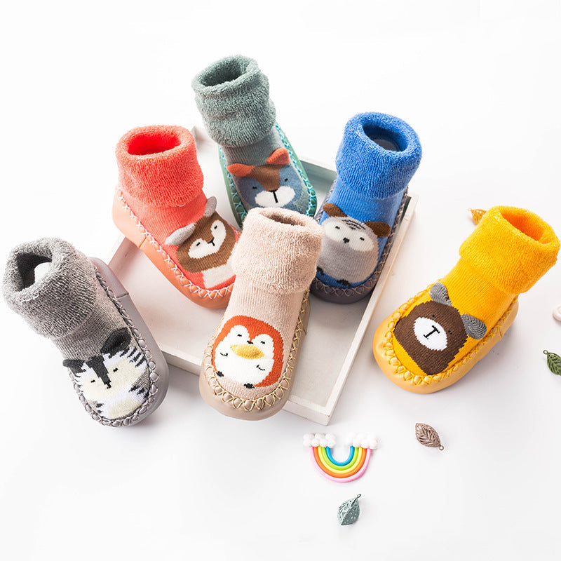 Thick Non-Slip Terry Baby Floor Socks - # BASH11110008