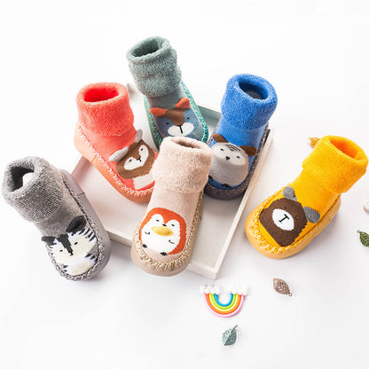 Thick Non-Slip Terry Baby Floor Socks - # BASH11110008
