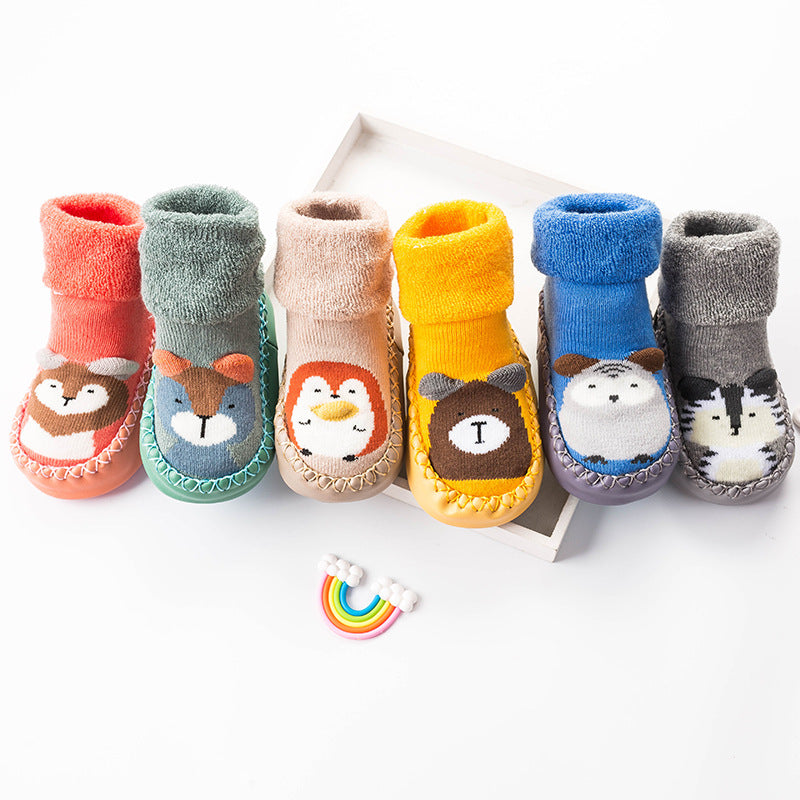 Thick Non-Slip Terry Baby Floor Socks - # BASH11110008