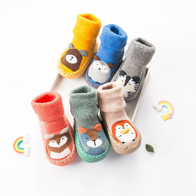 Thick Non-Slip Terry Baby Floor Socks - # BASH11110008