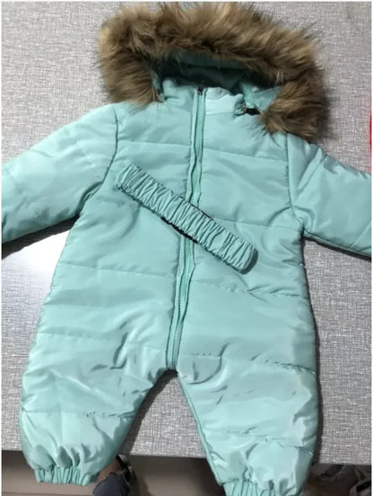 Thickened One-Piece Super Warm Cotton Coat - # GIAA21210002