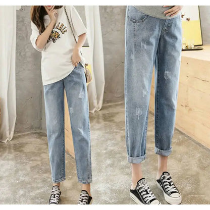 Trendy Maternity Fleece Pants for Moms and Dads - # WOAA21410010 - PRG