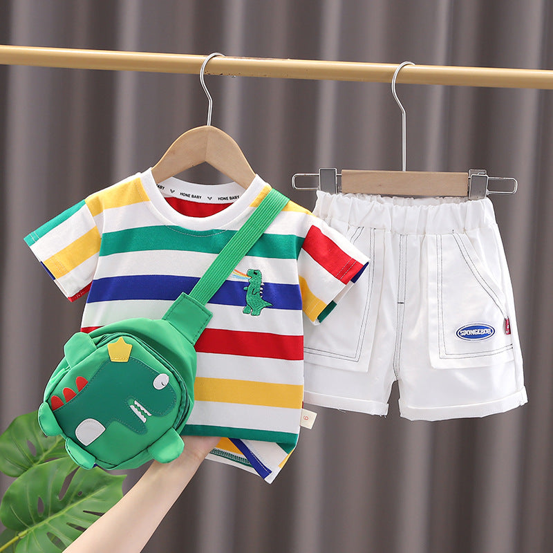 Trendy Summer Outfit for Boys | Two-Piece Set - # BAAA71710021 & BOAA11310013