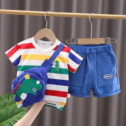 Trendy Summer Outfit for Boys | Two-Piece Set - # BAAA71710021 & BOAA11310013